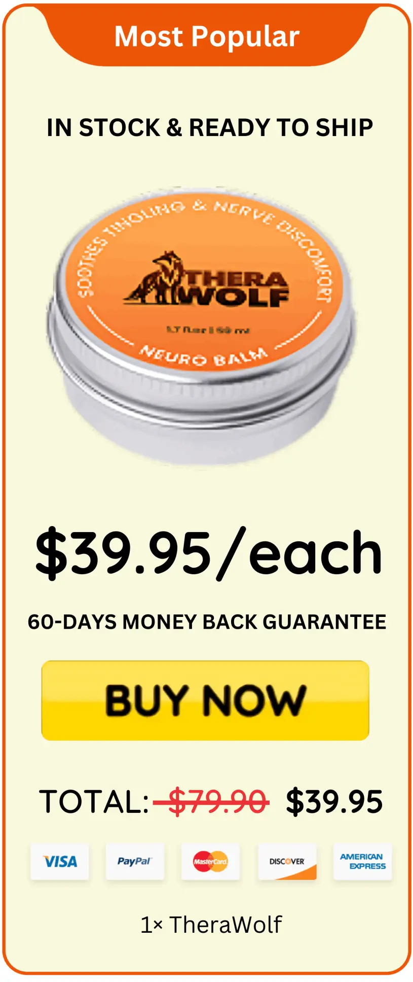 Therawolf offer price